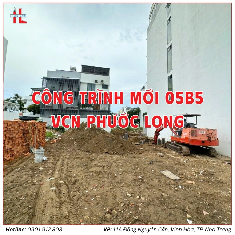 Công trình mới tại 05B5 - VCN Phước Long